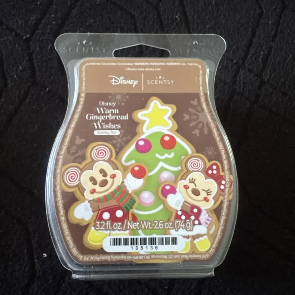 Scentsy Disney Warm Gingerbread Wishes Wax Bar Melts